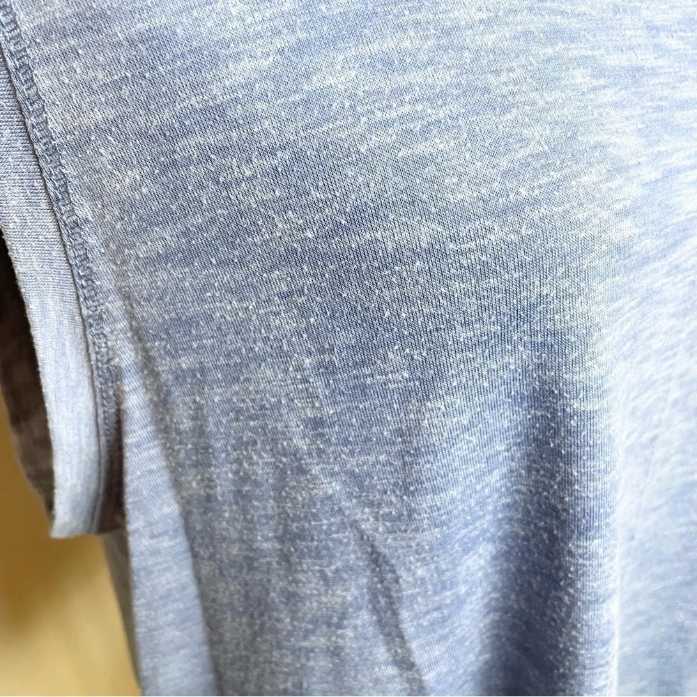 Balance Collection Blue Sleeveless Activewear Workout Tank Top - Picture 8 of 9
